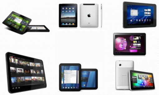Xoom de Motorola, iPad de Apple, Slate de HP, Galaxy de Samsung. Cuál va a elegir tu abuela?